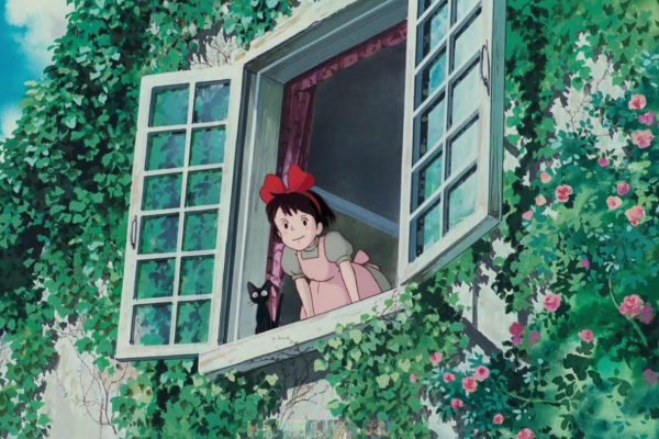 A still image from Kiki's Delivery Service.